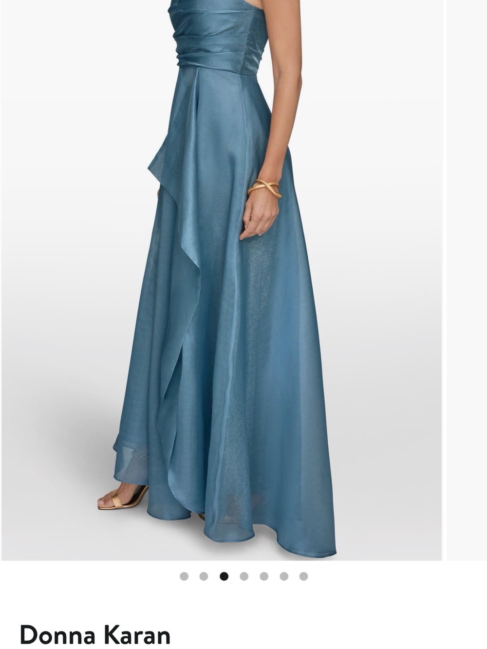 Prom , weeding dress
Donna Karan Strapless Ruched Bodice Gown in Slate Blue - Picture 4 of 11